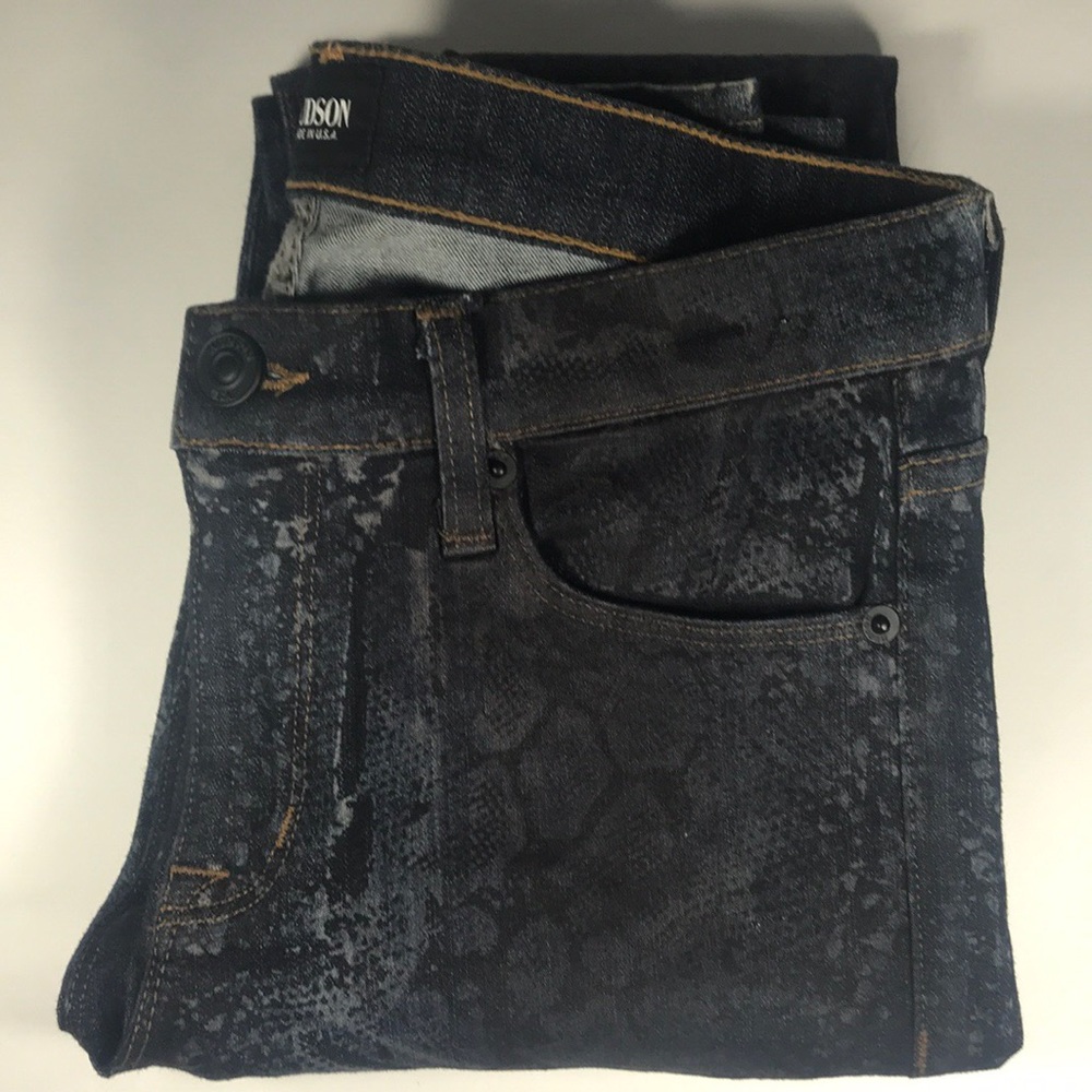 Hudson Jeans USA Nico Skinny Jeans 26 Snakeskin